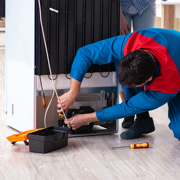 how much do you charge for refrigerator repair services in High Prairie KS